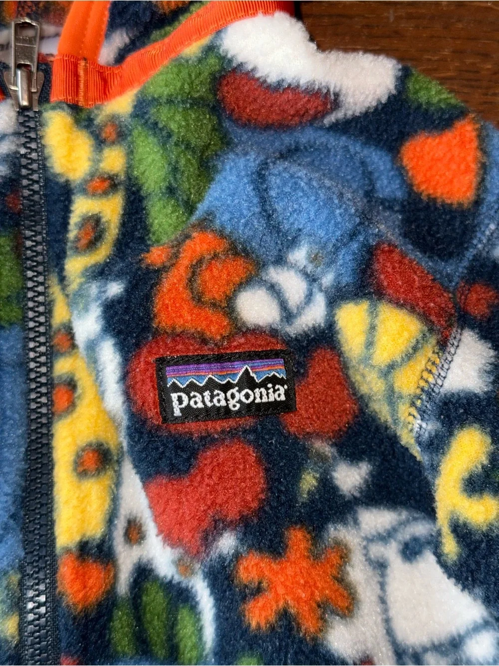 EUC Patagonia Synchilla fleece cardigan jacket size 18 months